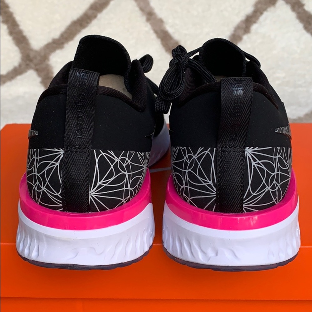 NIKE ODYSSEY REACT 2 FK GPX Black-Reflect SilverM - Picture 10 of 16